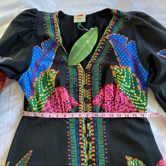 🥭 Farm Rio Cool Leopards Button-Front Maxi Dress - Picture 13 of 15